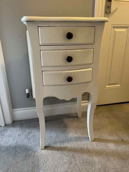 Photo of free Bed side table, 3 drawers (Bishop's Stortford CM23) #2