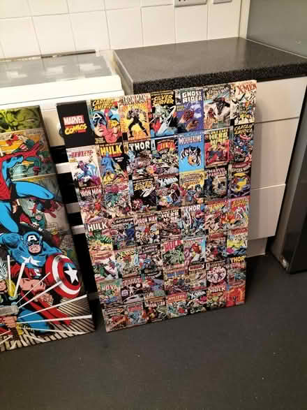 Photo of free Large canvas and marvel light (Leyton E10) #4