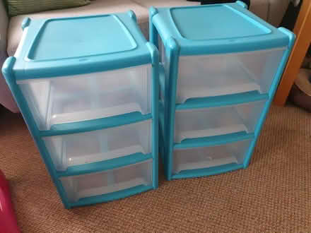 Photo of free Blue plastic drawers (GL3) #1