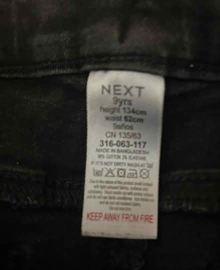 Photo of free Boys Next black skinny jeans age 9 (Oldfield Brow, Altrincham) #1