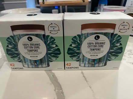 Photo of free 2 boxes of regular size tampons (Columbia Heights) #1