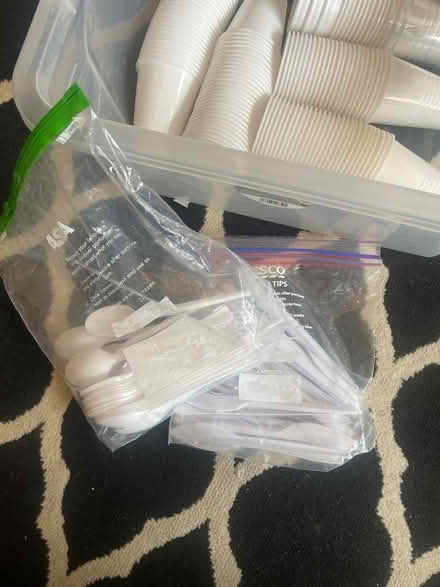 Photo of free Plastic cups, knives & spoons (Mottingham, SE9) #2