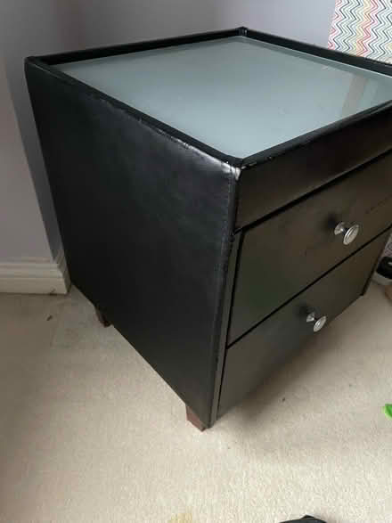 Photo of free Bedside table with two draws (Windlesham Surrey GU20) #1
