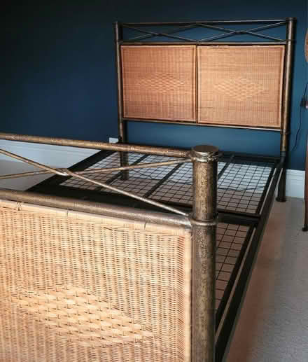 Photo of free Double rattan bed (NE39 High Spen) #3