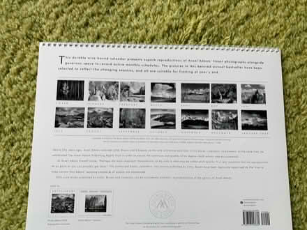 Photo of free OLD Ansel Adams Calendars (Los Gatos/Saratoga) #3