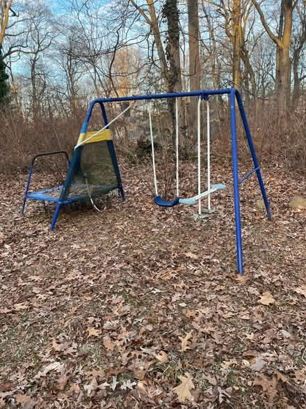Photo of free Old metal swing set (19809) #1