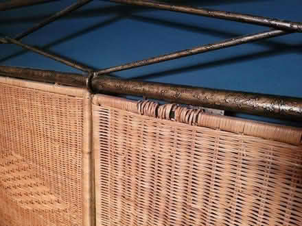 Photo of free Double rattan bed frame (NE39 High Spen) #2