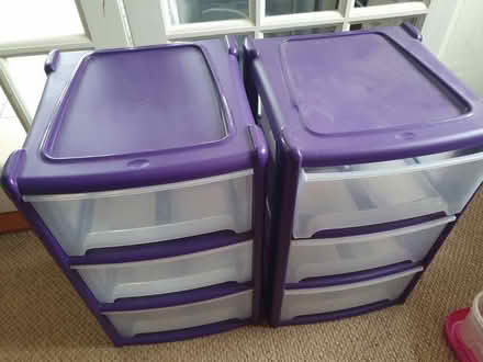 Photo of free Purple plastic drawers (GL3) #1