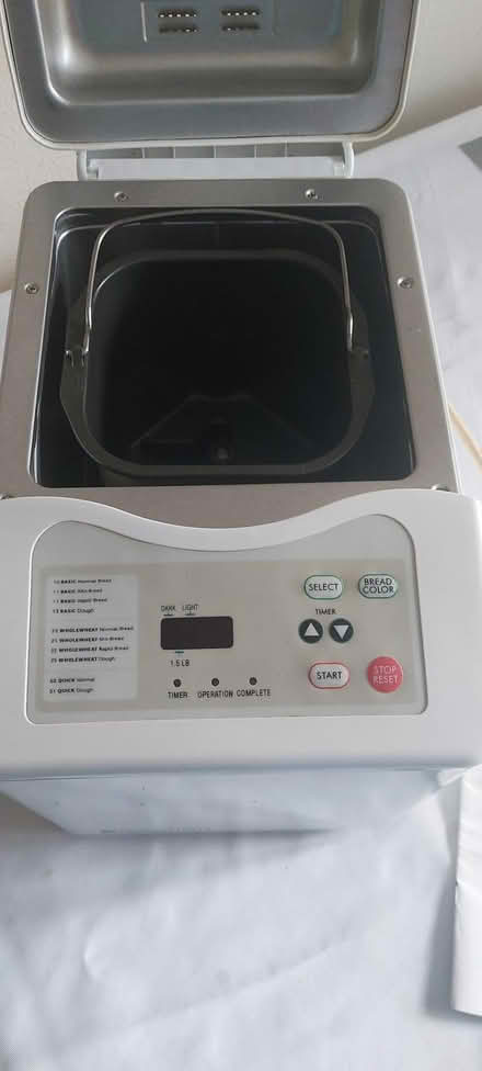 Photo of free Breadmaker with instructions (Burbage SK17) #2
