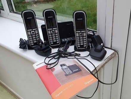 Photo of free Landline telephone with 3 handsets and manual (Kingston Gate KT2) #1