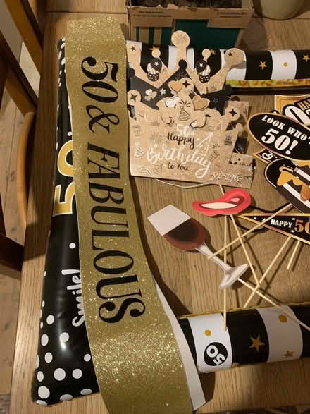 Photo of free 50th birthday props (BA11) #1