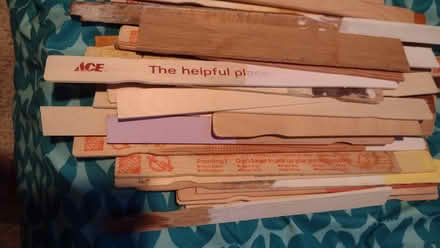 Photo of free Paint stir sticks/spacers/crafts (NE Ann Arbor) #1