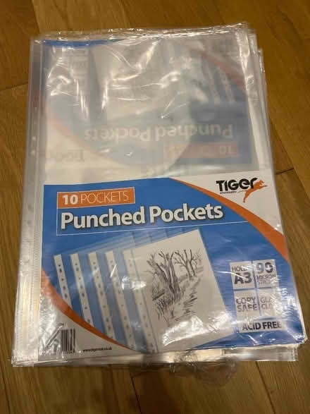 Photo of free 4 packs of A3 portrait punch pockets (Princethorpe CV23) #1