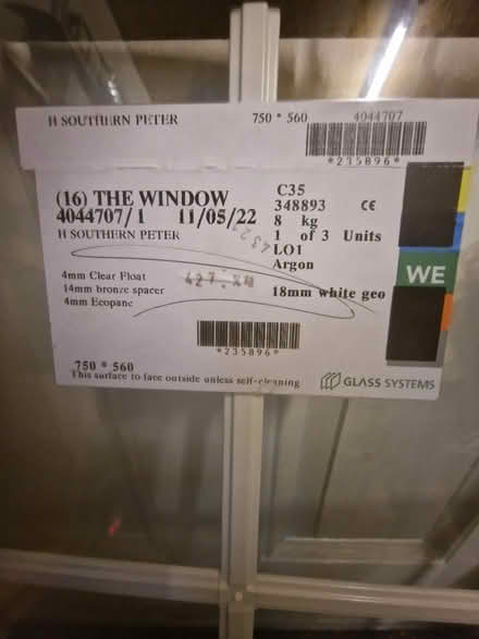 Photo of free Double glazed window (Oakwood Park Complex ME16) #2