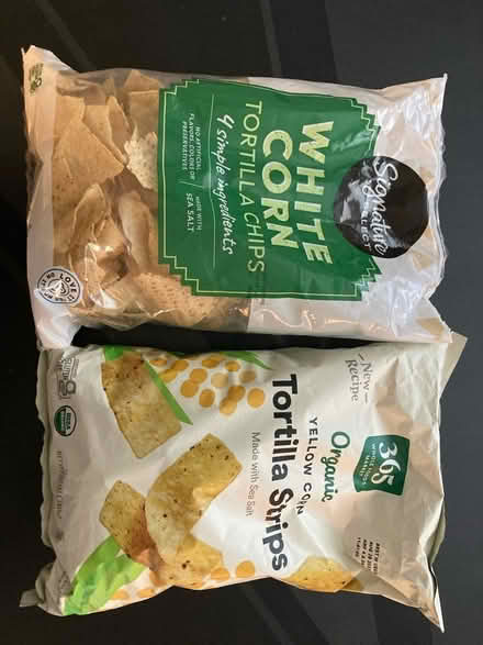 Photo of free 2 bags tortilla chips (Willow Glen) #1