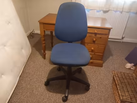Photo of free Office blue swivel chair (Cashes Green GL5) #1