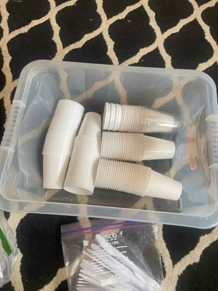 Photo of free Plastic cups, knives & spoons (Mottingham, SE9) #1