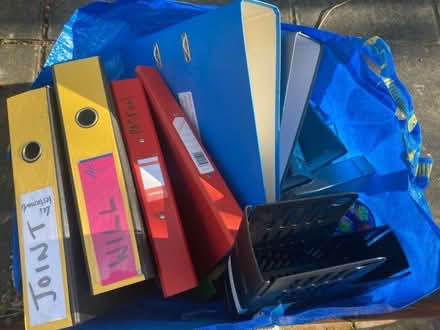 Photo of free Mixed lever arch files (Southsea PO5) #2
