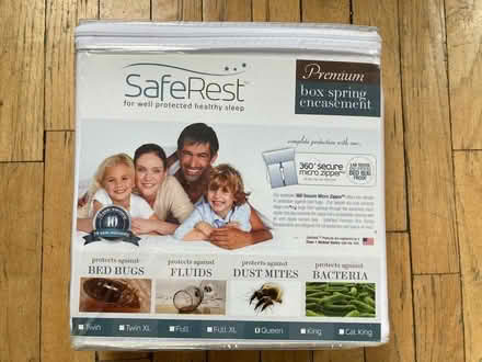 Photo of free Mattress + box spring cover - Queen (East Village) #4