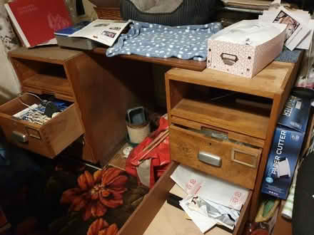 Photo of free 2 sets of drawers. Can be combined as desk. (Caterham on the Hill CR3) #1
