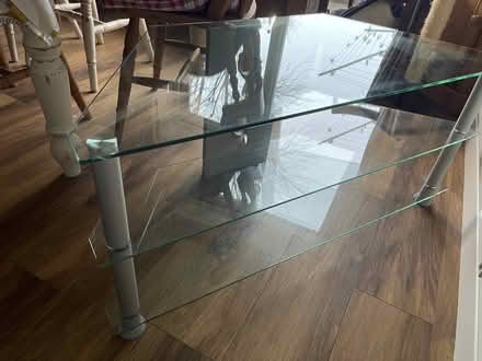 Photo of free glass corner TV stand (Belper) #2