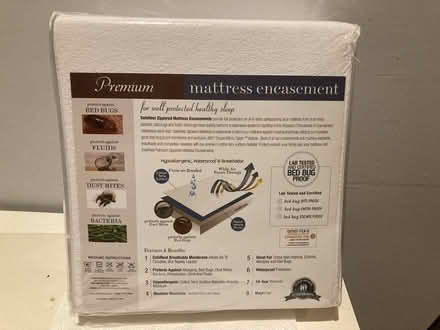 Photo of free Mattress + box spring cover - Queen (East Village) #2
