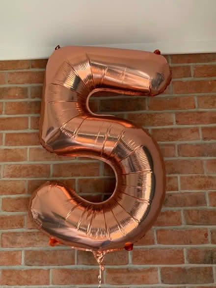 Photo of free Number 5 balloon (BA11) #1
