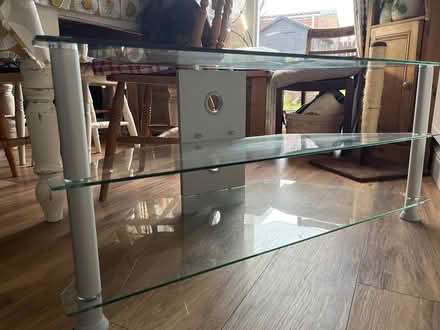 Photo of free glass corner TV stand (Belper) #1