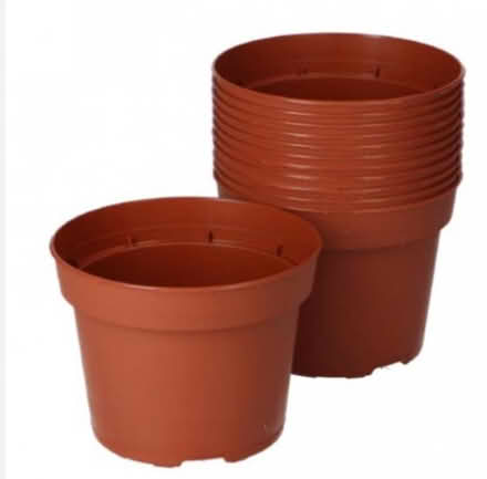 Photo of Colourful plastic plant pots (Matlock DE4) #1
