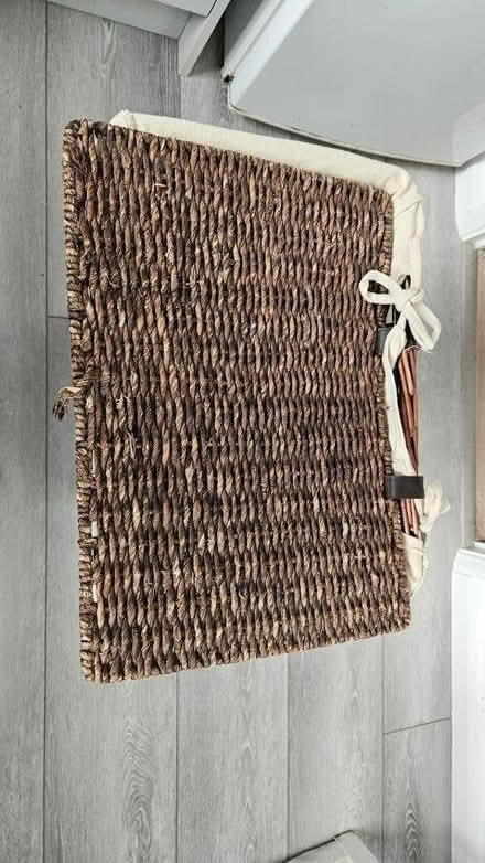 Photo of free Wicker Laundry Basket (Garston WD25) #1