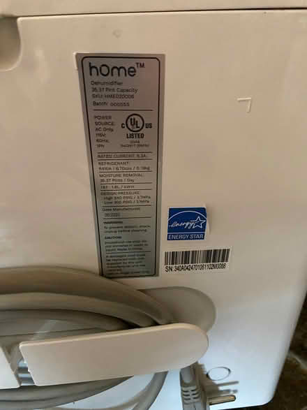 Photo of free Dehumidifier (Highland/Town of Esopus) #1