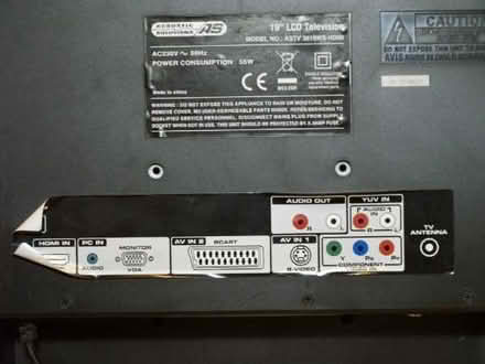 Photo of free Old Flat Screen LCD TV (Kempshott, RG22) #2