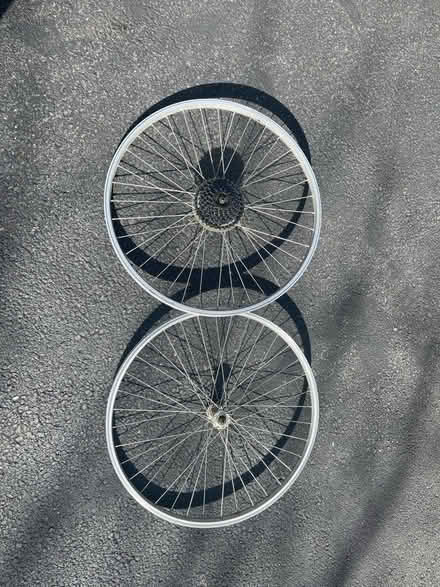 Photo of free 26 inch bike wheels (Falls Road Park) #1