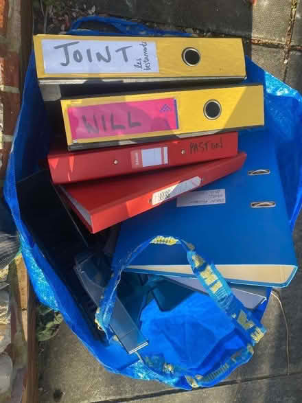 Photo of free Mixed lever arch files (Southsea PO5) #1