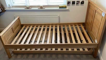 Photo of free Single oak-made stacker bed (Hemel HP2) #4