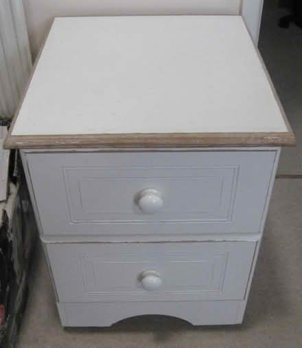Photo of free 2 drawer chest on casters (Verwood BH31) #1
