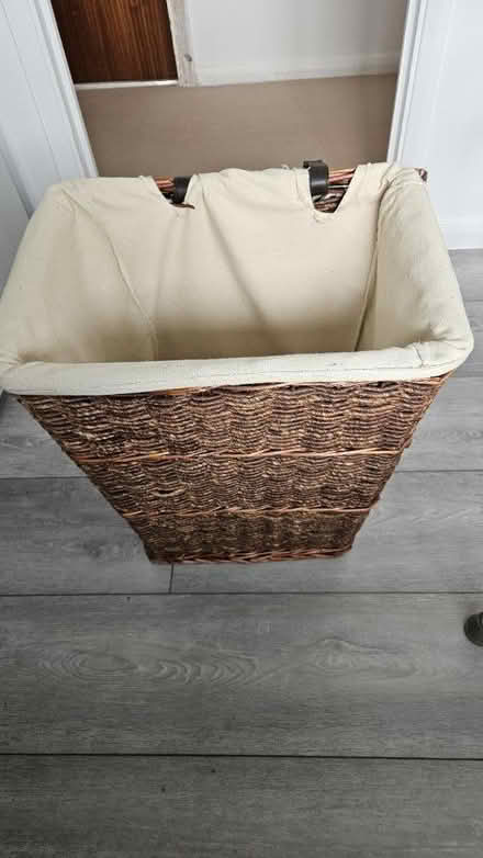 Photo of free Wicker Laundry Basket (Garston WD25) #2