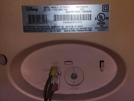Photo of free Disney Princess CRT TV & DVD player (Milpitas) #1