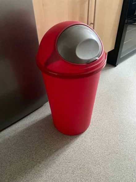 Photo of free Red Plastic Refuse Bin (Edmonton Green) #1