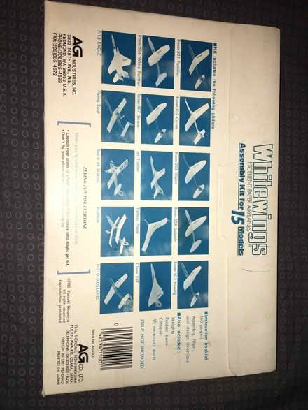 Photo of free Advanced paperboard airplane kit (Shadowridge) #2