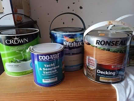 Photo of free Paint & varnish (Blairgowrie, PH10) #1