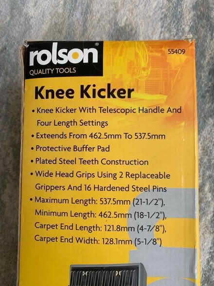Photo of free Carpet kicker and heat seaming iron (Kendal LA9) #3