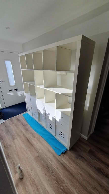 Photo of free Ikea Kallax Shelving Unit in White (Merley BH21) #2