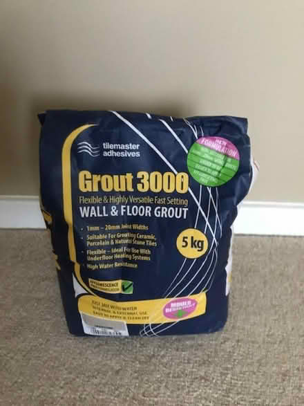 Photo of free nearly 5kg of powdered sandstone tile grouting (Brooke NR15) #1