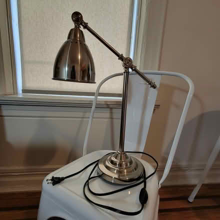 Photo of free silver desk lamp (Sunset Park, Brooklyn) #1
