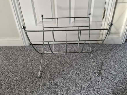 Photo of free Chrome Folding Magazine/Log rack (Chelmsford CM1) #1