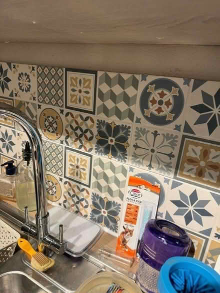 Photo of free Patterned geometric Wall tiles (NN14 3) #1