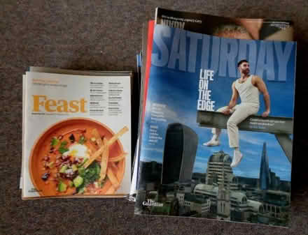 Photo of free Guardian supplements Feast and Saturday (New Marston OX3) #1