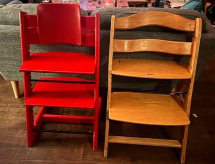 Photo of free Two Tripp Trapp style chairs (Caversham Park RG4) #1