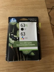 Photo of free HP 63 Black/Color Ink Cartridges #2